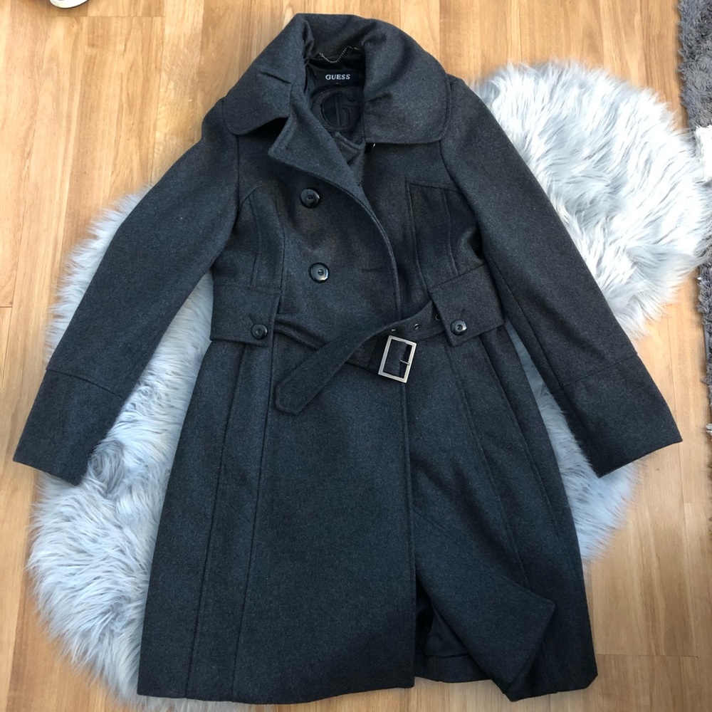 Guess Blended Wool Coat